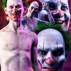 M3DCG Clown Generator for Genesis 8.1 Males M3DCG Clown Generator for Genesis 8.1 Males