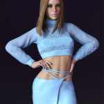 X-Fashion dForce Bella Mesh Outfit for Genesis 8 and 8.1 Females X-Fashion dForce Bella Mesh Outfit for Genesis 8 and 8.1 Females