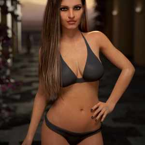 Hannelore Bikini Outfit for Genesis 8 and 8.1 Female Hannelore Bikini Outfit for Genesis 8 and 8.1 Female