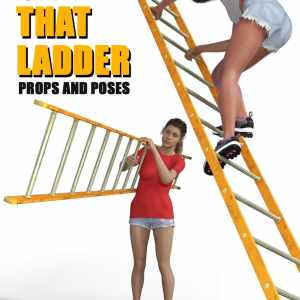 1stB Climb That Ladder Props and Poses for Genesis 8 Female 1stB Climb That Ladder Props and Poses for Genesis 8 Female