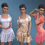 dForce – Rosy Dress for G8F dForce – Rosy Dress for G8F