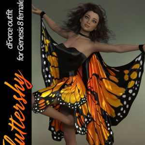 Fluttershy dForce outfit for Genesis 8 Females Fluttershy dForce outfit for Genesis 8 Females