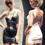 KUJ Fashion Tight Dress Outfit for Genesis 8 and 8.1 Female KUJ Fashion Tight Dress Outfit for Genesis 8 and 8.1 Female