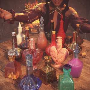 Magical Potions and Bottles Magical Potions and Bottles