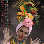 CARMEN 1920’s Tutti Frutti Hat CARMEN 1920’s Tutti Frutti Hat