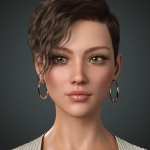 Beatris Hair For Genesis 8 and 8.1 Female Beatris Hair For Genesis 8 and 8.1 Female