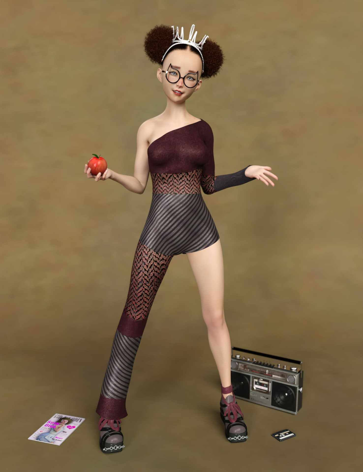 dForce Retro Catsuit for Genesis 8 Female(s) dForce Retro Catsuit for Genesis 8 Female(s)