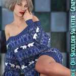 dforce – Off Shoulder Sweater – Genesis 8 dforce – Off Shoulder Sweater – Genesis 8