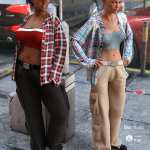 dForce Hip Hop Street Style Outfit Textures dForce Hip Hop Street Style Outfit Textures