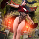 dForce Meiying Chinese Outfit for Genesis 9, 8, and 8.1 dForce Meiying Chinese Outfit for Genesis 9, 8, and 8.1