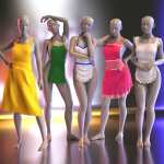 dForce Aprons Mega Pack for Genesis 8 and 8.1 Females dForce Aprons Mega Pack for Genesis 8 and 8.1 Females