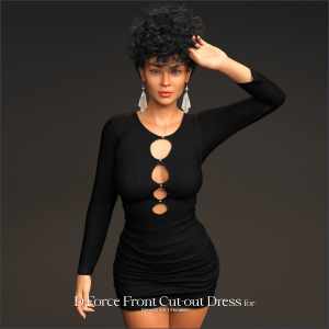 D-Force Front Cut-out Dress for G8F and G8.1F D-Force Front Cut-out Dress for G8F and G8.1F