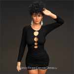 D-Force Front Cut-out Dress for G8F and G8.1F D-Force Front Cut-out Dress for G8F and G8.1F