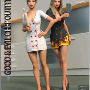 Good and Evil Chef Outfit And Poses For Genesis 8 Female(s) Good and Evil Chef Outfit And Poses For Genesis 8 Female(s)
