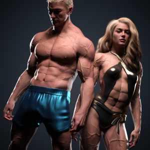 SY Intense Muscle Genesis 8, 8.1, and 9 SY Intense Muscle Genesis 8, 8.1, and 9