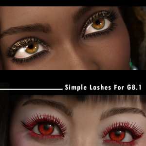 Simple Lashes Merchant Resource for Genesis 8.1 Simple Lashes Merchant Resource for Genesis 8.1