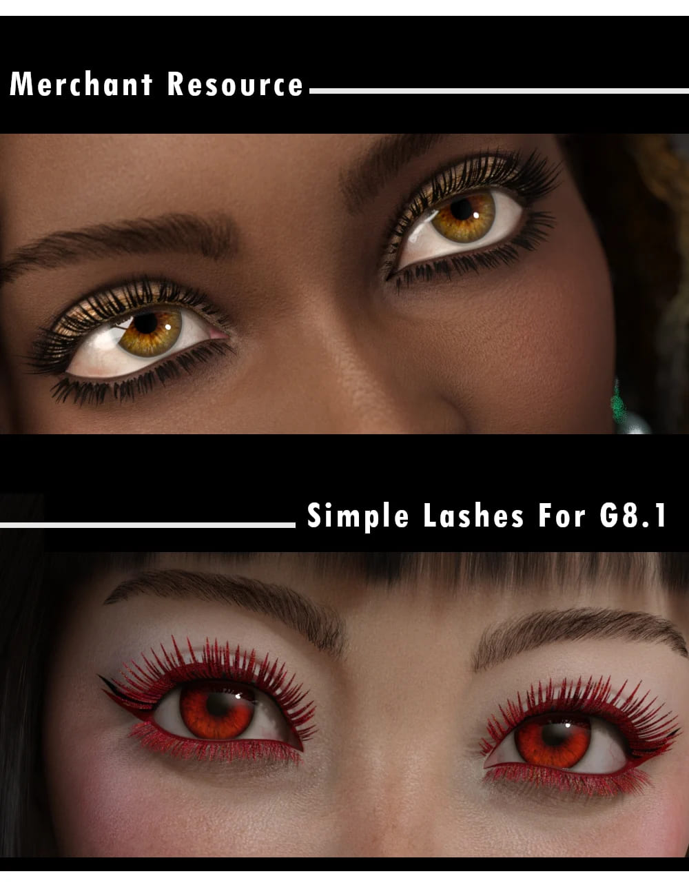 Simple Lashes Merchant Resource for Genesis 8.1 Simple Lashes Merchant Resource for Genesis 8.1