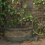 Rustic Well Vignette Rustic Well Vignette