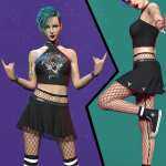 dForce Rock Queen Outfit Set for Genesis 8 and 8.1 Females dForce Rock Queen Outfit Set for Genesis 8 and 8.1 Females