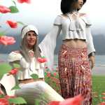 dForce Flower Girl Outfit for Genesis 8 Females dForce Flower Girl Outfit for Genesis 8 Females