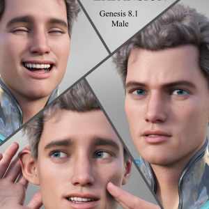 Face Control Expansion for Genesis 8.1 Male Face Control Expansion for Genesis 8.1 Male