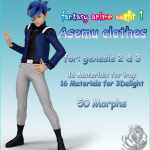 Fantasy Anime Outfit – Asemu for G2 & G3 Fantasy Anime Outfit – Asemu for G2 & G3