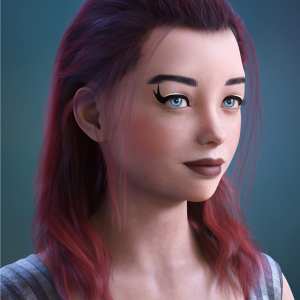 Ashendun Hair for Genesis 9 Ashendun Hair for Genesis 9