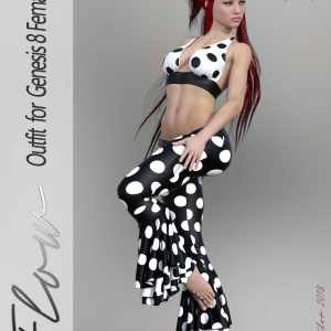 Flow Outfit for Genesis 8 Females Flow Outfit for Genesis 8 Females