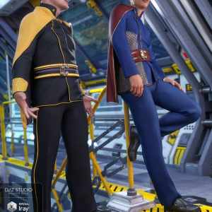 dForce Fleet Commander Outfit Textures dForce Fleet Commander Outfit Textures