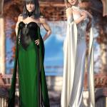 dForce Fantasy Cape Outfit Textures dForce Fantasy Cape Outfit Textures