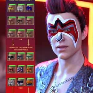 Wrestler Mask Geoshells for Genesis 8 Wrestler Mask Geoshells for Genesis 8