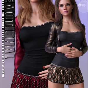 Emotional Textures for dForce Mood IV Outfit G8F Emotional Textures for dForce Mood IV Outfit G8F