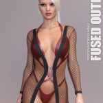dForce Fused Outfit for Genesis 8 Females dForce Fused Outfit for Genesis 8 Females