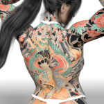 JapaneseTattoo for G8F JapaneseTattoo for G8F