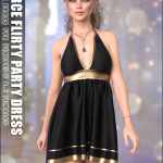 dForce Flirty Party Dress G8G8.1F dForce Flirty Party Dress G8G8.1F