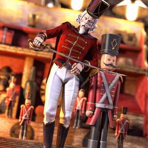Nutcracker Uniform for Genesis 8.1 Males Nutcracker Uniform for Genesis 8.1 Males