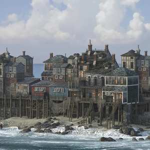 Pirate Shipping Village – Dock HousesRepost  Pirate Shipping Village – Dock HousesRepost