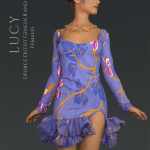 dForce Lucy Outfit for Genesis 8 & 8.1 Females dForce Lucy Outfit for Genesis 8 & 8.1 Females