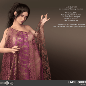 Daz Iray – Lace Guipure Daz Iray – Lace Guipure
