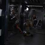 Compact Cyberpunk Apartment Corridor Compact Cyberpunk Apartment Corridor