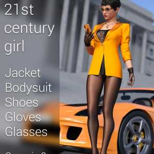 21st Century Girl Outfit for Genesis 8 Female(s) 21st Century Girl Outfit for Genesis 8 Female(s)