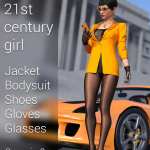 21st Century Girl Outfit for Genesis 8 Female(s) 21st Century Girl Outfit for Genesis 8 Female(s)