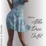 dForce Alika Candy Dress Outfit for Genesis 8 Female(s) dForce Alika Candy Dress Outfit for Genesis 8 Female(s)