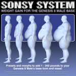 Sonsy Weight Gain System for Genesis 8 Male Sonsy Weight Gain System for Genesis 8 Male
