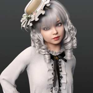 Kon Character, Hair, and Outfit Bundle for Genesis 9 Kon Character, Hair, and Outfit Bundle for Genesis 9