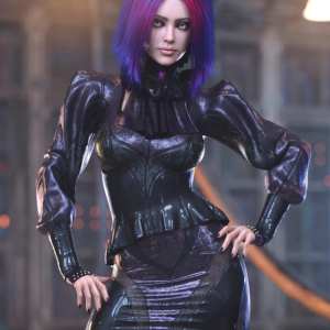 dForce HM Zarinah Outfit for Genesis 9 dForce HM Zarinah Outfit for Genesis 9
