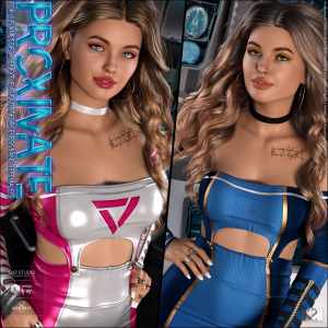 Proximate for dForce Next Level Outfit for Genesis 8 and 8.1 Female(s) Proximate for dForce Next Level Outfit for Genesis 8 and 8.1 Female(s)