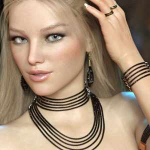 Sparkling Jewelry for Genesis 8 and 8.1 Females Sparkling Jewelry for Genesis 8 and 8.1 Females
