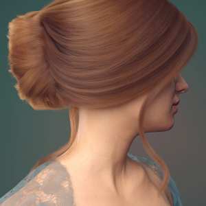 dForce French Twist Updo for Genesis 8 Females dForce French Twist Updo for Genesis 8 Females