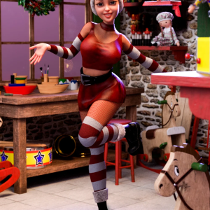 Santa’s Helper Outfit for Genesis 8 Females Santa’s Helper Outfit for Genesis 8 Females